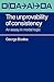 The Unprovability of Consis...