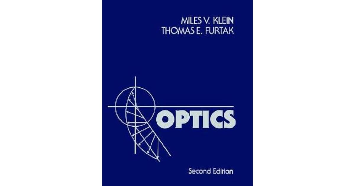 Optics by Miles V. Klein