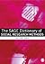 The SAGE Dictionary of Social Research Methods by Victor R. Jupp