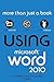 Using Microsoft Word 2010