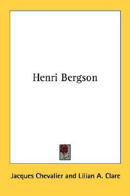 Henri Bergson (Paperback)