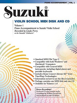 Suzuki Violin School Midi Disk and CD (CD-ROM)