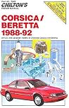 Chilton's Repair Manual Chevrolet Corsica Beretta 1988-92: All U.S. and Canadian Models/Part No 7849 Chilton's Repair Manual Chevrolet Corsica Beretta 1988-92: All U.S. and Canadian Models/Part No 7849