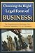 Choosing the Right Legal Form of Business by Pat Mitchell