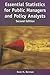 Essential Statistics for Public Managers and Policy Analysts by Evan M. Berman