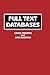 Full Text Databases (New Directions in Information Management)