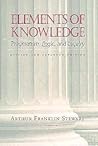 Elements of Knowledge: Pragmatism, Logic, and Inquiry Elements of Knowledge: Pragmatism, Logic, and Inquiry