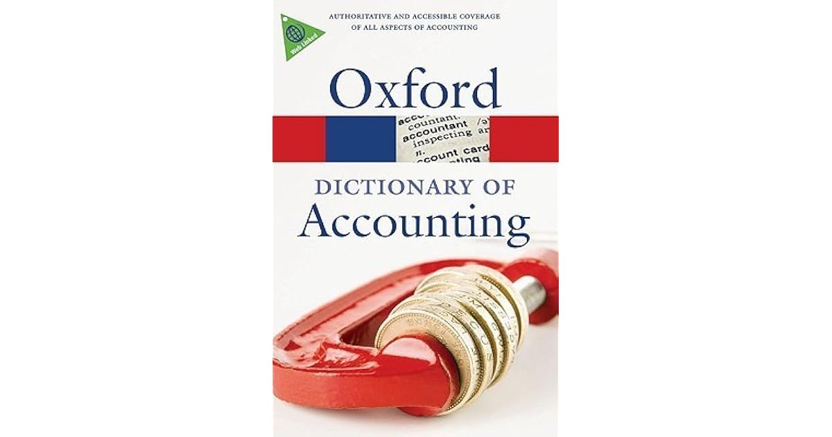 A Dictionary of Accounting by Oxford University Press