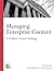 Managing Enterprise Content...