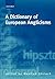 A Dictionary of European Anglicisms by Manfred Görlach