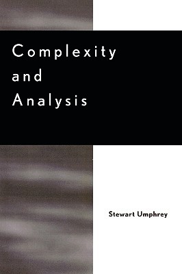 Complexity and Analysis (Paperback)