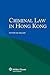 Criminal Law in Hong Kong