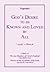 God's Desire to Be Known An...