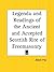 Legenda and Readings of the Ancient and Accepted Scottish Rite of Freemasonry