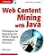 Web Content Mining With Java by Tony Loton