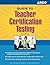 Teacher Certification Tests 6E (ARCO GUIDE TO TEACHER CERTIFICATION TESTING)