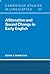 Alliteration and Sound Change in Early English (Cambridge Studies in Linguistics, Series Number 101)