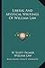 Liberal And Mystical Writings Of William Law