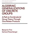 Algebraic Generalizations of Discrete Groups: A Path to Combinatorial Group Theory Through One-Relator Products (Chapman & Hall/CRC Pure and Applied Mathematics)