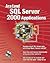Instant SQL Server 2000 Applications by Greg Buczek