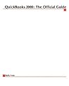 QuickBooks 2000: The Official Guide