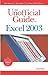 The Unofficial Guide to Excel 2003
