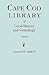 Cape Cod Library of Local History and Genealogy: Volume I