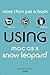 Using MAC OS X Snow Leopard