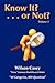 Know It? or Not? by Wilson Casey
