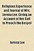 Religious Experience and Journal of Mrs. Jarena Lee, Giving an Account of Her Call to Preach the Gospel