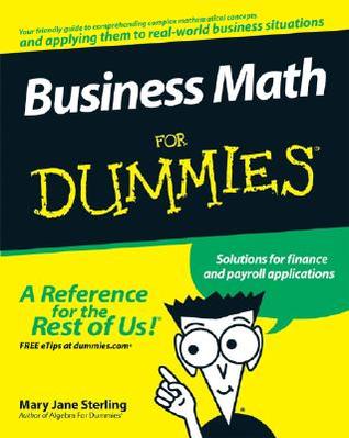 Business Math For Dummies (Paperback)