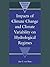 Impacts of Climate Change and Climate Variability on Hydrological Regimes (International Hydrology Series)