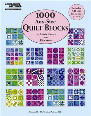 1,000 Any-Size Quilt Blocks (Paperback)