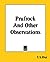 Prufrock and Other Observat...