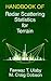 Handbook of Radar Scattering Statistics for Terrain (Artech House Remote Sensing Library)