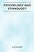 Psychology and Ethnology by A.M. Hocart