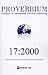 Proverbium: Yearbook of International Proverb Scholarship 17:2000