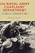 The Royal Army Chaplains' Department, 1796-1953 by Michael Snape