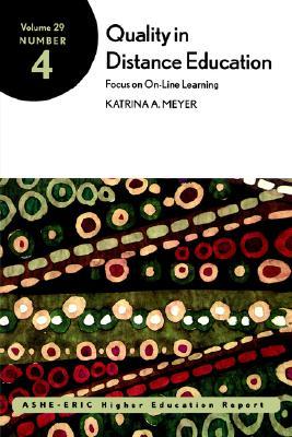 Quality in Distance Education Volume 29 Number 4 (Paperback)