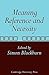 Meaning, Reference and Necessity: New Studies in Semantics