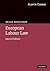 European Labour Law (Law in Context)