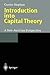 Introduction into Capital Theory by Gunter Stephan