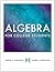 Algebra for College Students by Jerome E. Kaufmann