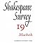 Shakespeare Survey (Shakespeare Survey, Series Number 19) (Volume 19)