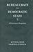 Bureaucracy in a Democratic State: A Governance Perspective