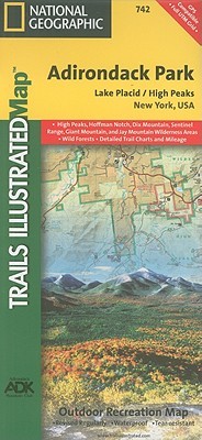MAP:   Lake Placid, High Peaks   Trails Illustrated Map # 742 (National Geographic Maps: Trails Illustrated)