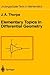 Elementary Topics in Differential Geometry (Undergraduate Texts in Mathematics)