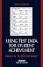 Using Test Data for Student...