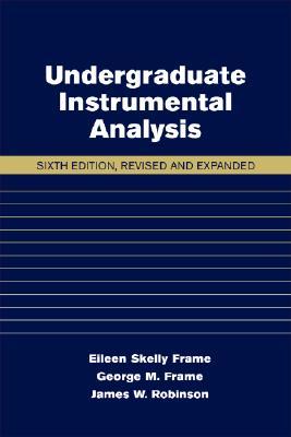 Undergraduate Instrumental Analysis (Paperback)