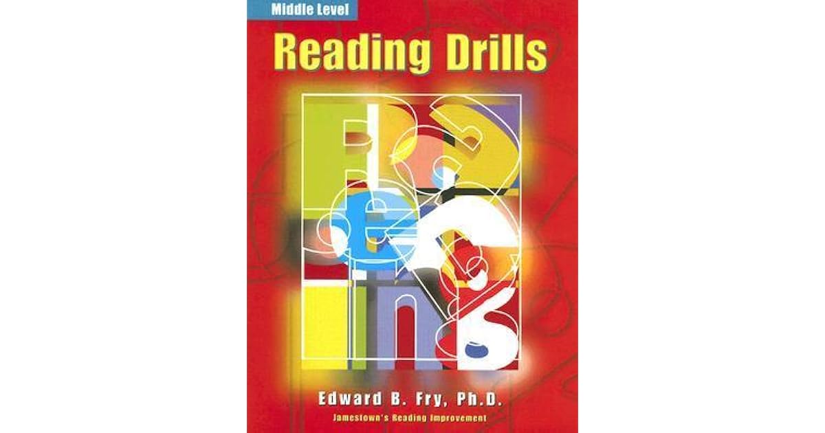 Reading Drills Middle Level by Edward B. Fry